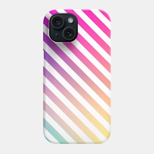 Soft pastle rainbow colors pattern Phone Case