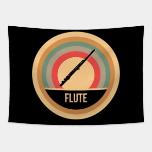 Retro Vintage Transverse Flute Gift For Flutists Tapestry