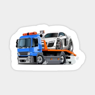 Cartoon tow truck Magnet