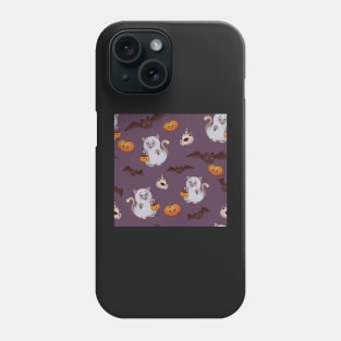 spooky halloween pattern Phone Case