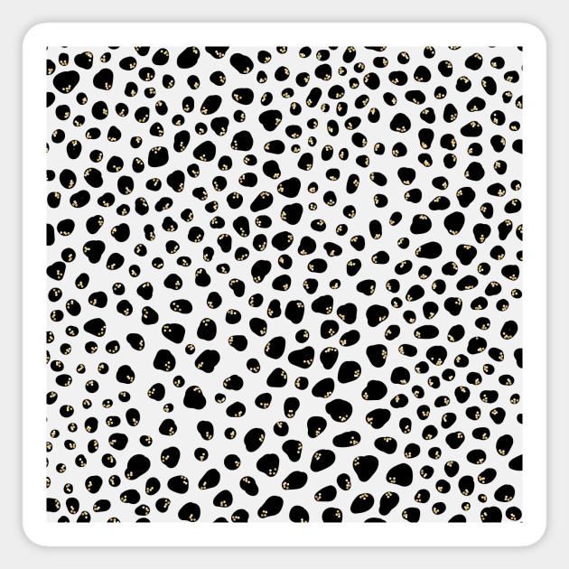 Black And Gold Animal Print Animal Prints Sticker Teepublic