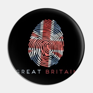 United Kingdom Great Britain Fingerprint Pin