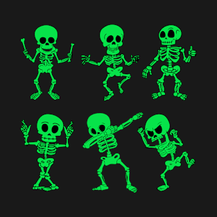 Halloween Dancing Skeletons Dance Challenge Girl Boys Kids T-Shirt