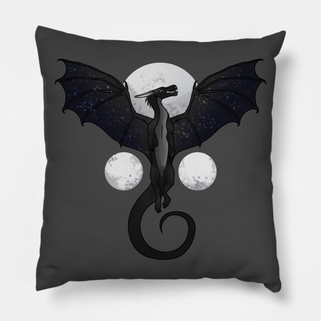 Wings of Fire • NightWing • Darkstalker Pillow by FalconArt