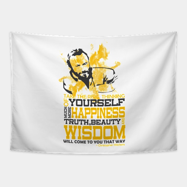 Happiness and Wisdom Tapestry by AtheistRepublic