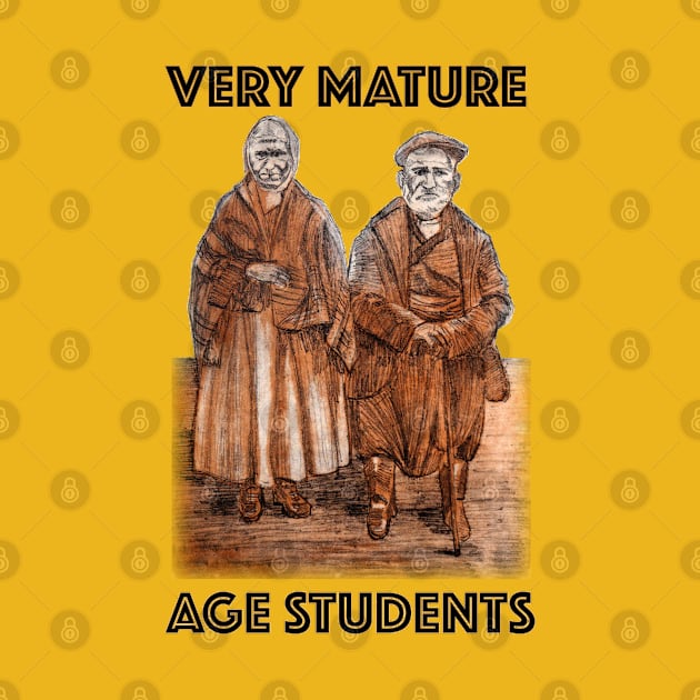 Very Mature Age Students by Lunatic Painter