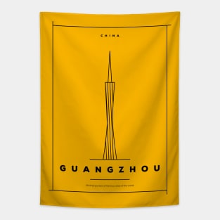 Guangzhou Minimal Poster Tapestry