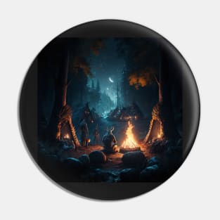 Viking Camp on the Edge of the Dark Forest Pin