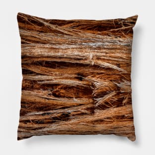 Stringy Bark Tree Texture Pillow