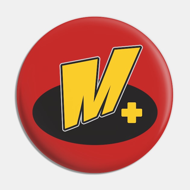 Medium Plus Superhero Pin by Markyartshop