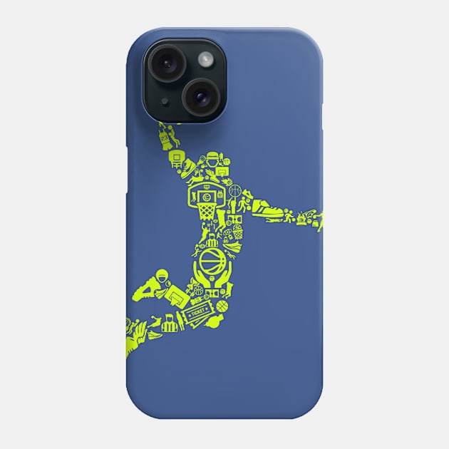 Basketball Player Phone Case by DesignedByFreaks