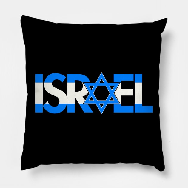 Flag of Israel - Star of David Pillow by Tainted