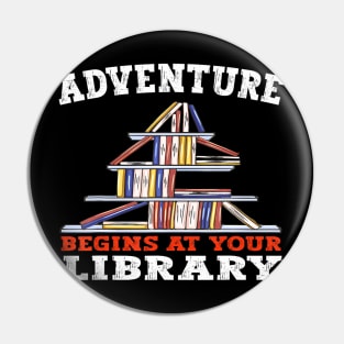 Summer Reading Program 2024 Adventure Begins At Your Library Pin