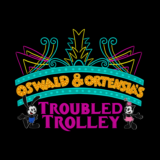 Oswald & Ortensia’s Troubled Trolley by leiacat