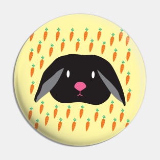 Bunny Loves Carrots I Pin