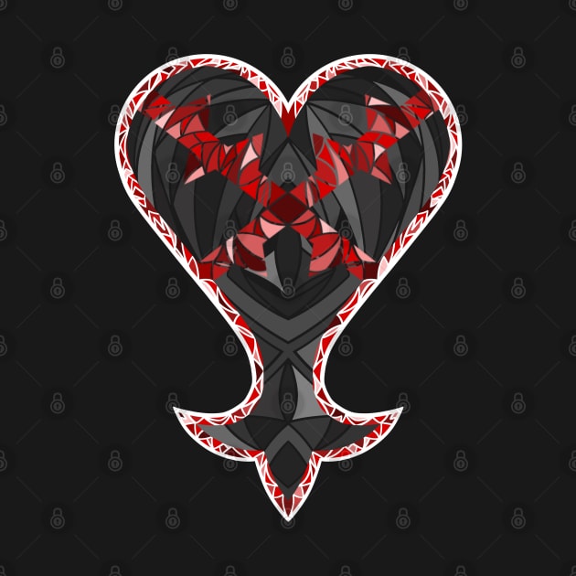 Kingdom Hearts: Heartless Dark Shard Art by The Curio Art Shop