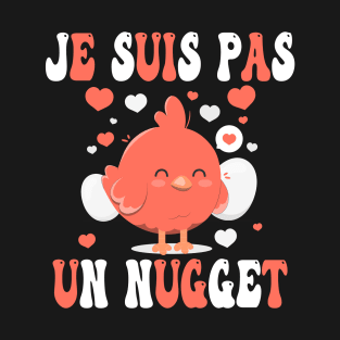 Je Suis Pas Un Nugget Cuisine Végan Homme Femme Enfant T-Shirt