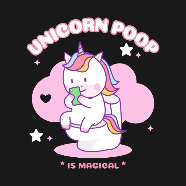 Unicorn poop by Tip Top Tee's