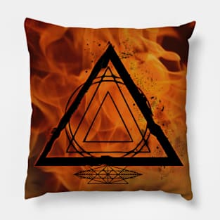 Fire Symbol Pillow