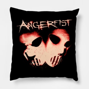 Angerfist Band Rock Metal Logo Pillow