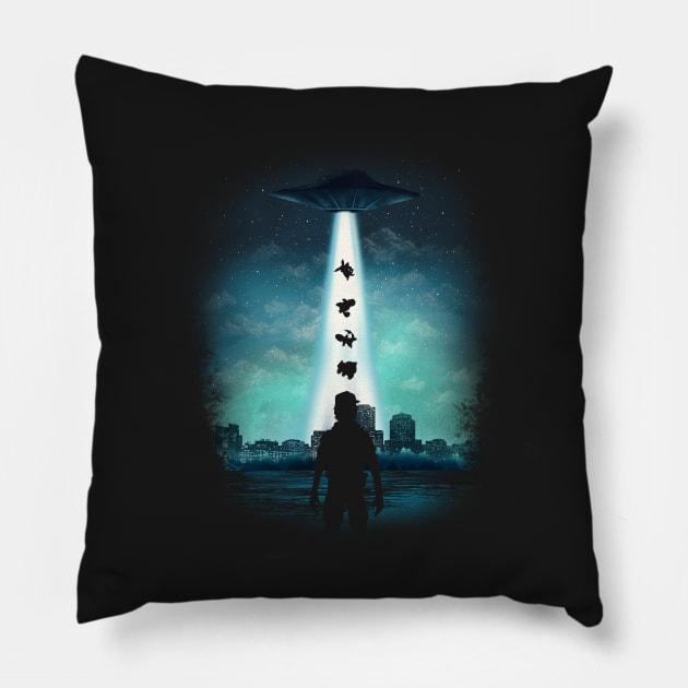 Invasion Pillow by DANDINGEROZZ