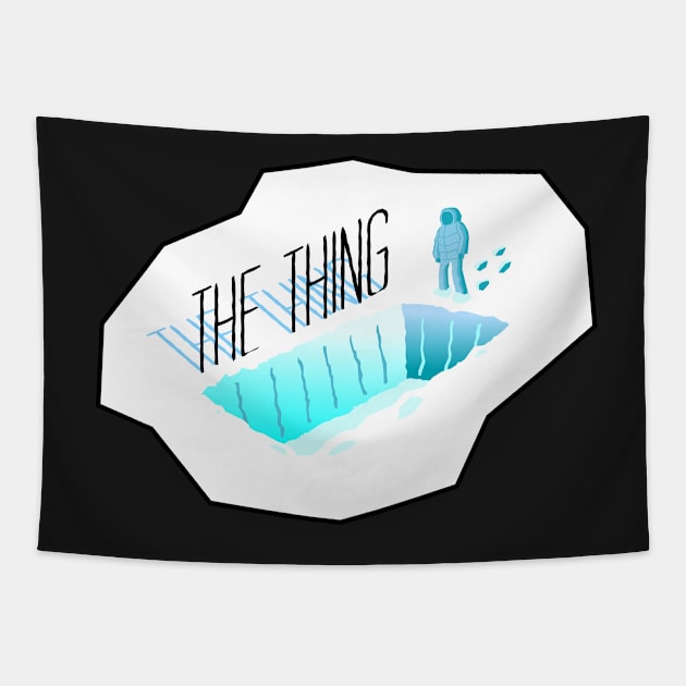 The Thing - Norwegians Dug It Up Tapestry by RadDadArt