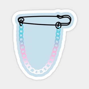 Transgender Heterosexual Safety Pin Magnet