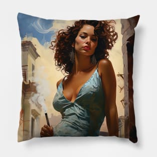 Cuban Woman, Poster Pillow