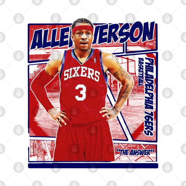 Allen Iverson // Classic Retro Comics by Bootlegheavens