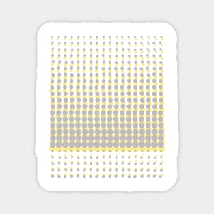 mellow grey yellow dotty Magnet