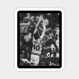 BASKETBALLART -JORDAN BLACK WHITE 8 Magnet