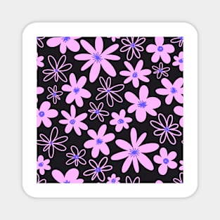 summer floral pattern Magnet