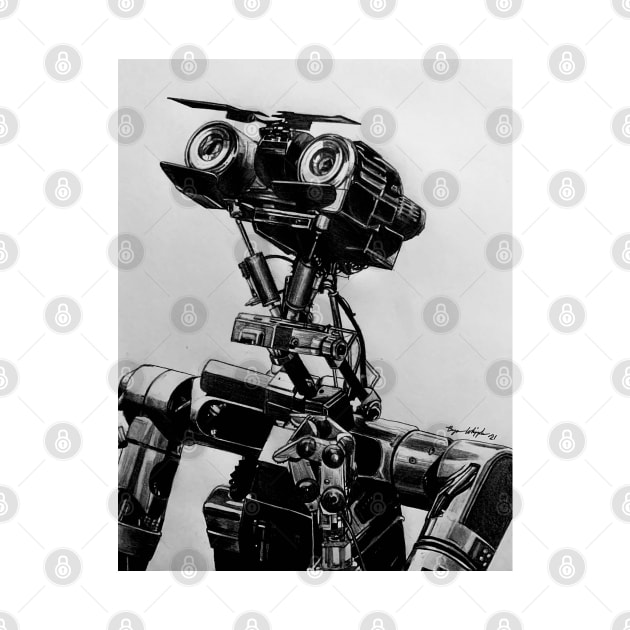 Johnny 5 Short Circuit 1988 by BryanWhipple