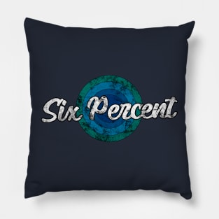 Vintage Six Percent Pillow