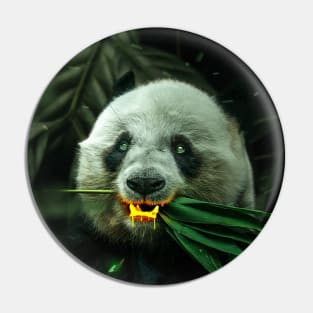 Gold Panda Pin