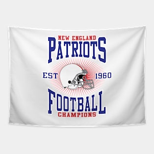 New England Patriots Football Champions Tapestry