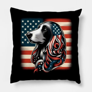 Afghan Hound FLAG USA Funny Dog Lover Pillow