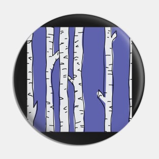 Birch Trees in winter Pin