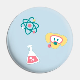 Lab in the Lab Pattern Pin
