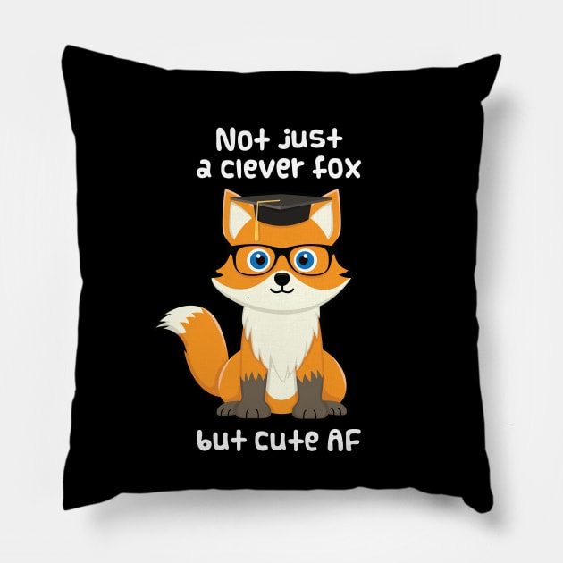 Clever Fox Pillow by The Gift Hub