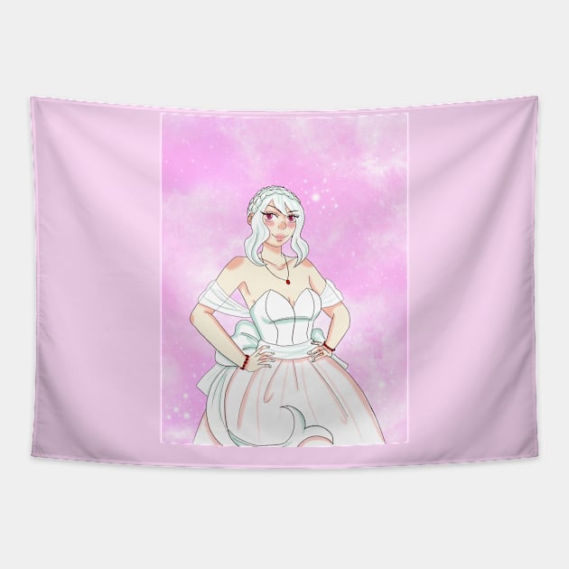 Magical girl Tapestry by The Frog Barista