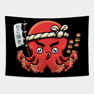 Octopus And Takoyaki Tapestry