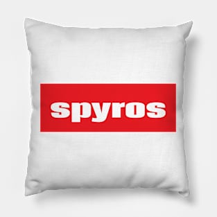 Spyros Spiro Pillow