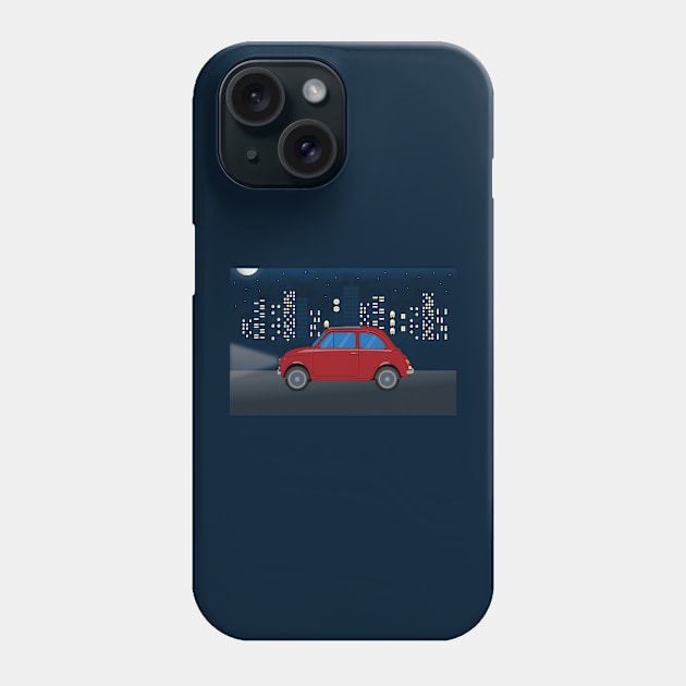 Night Ride Phone Case by RoeArtwork