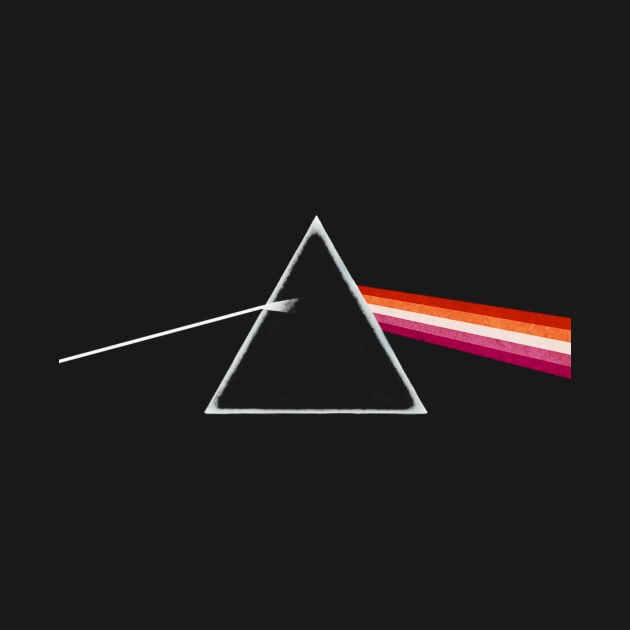 Pink Floyd Lesbian Pride T-Shirt by GlitterStyx