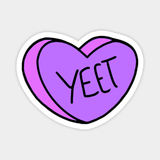 Purple Heart Yeet Magnet