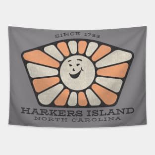 Harkers Island, NC Summertime Smiley Sunshine Tapestry