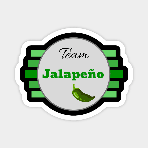 Team Jalapeno Circle Magnet by Epic Hikes