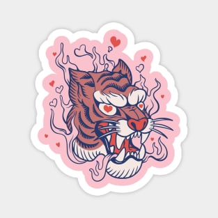 Tiger in love Magnet