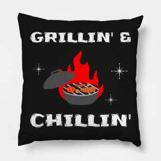 Grillin' and Chillin' Pillow